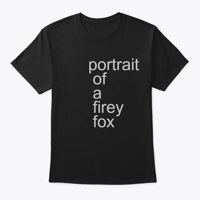 portrait of a firey fox