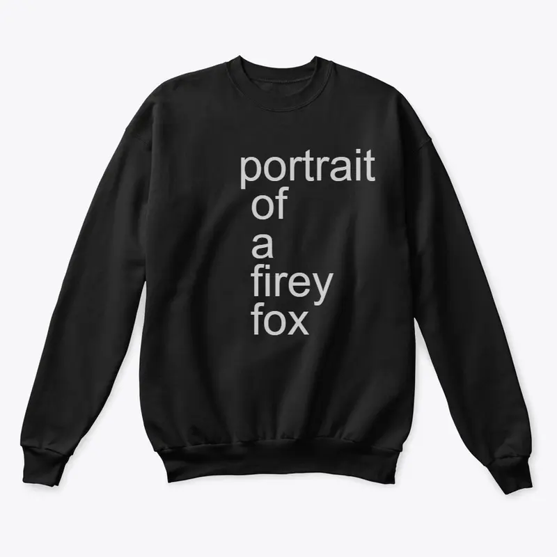 portrait of a firey fox