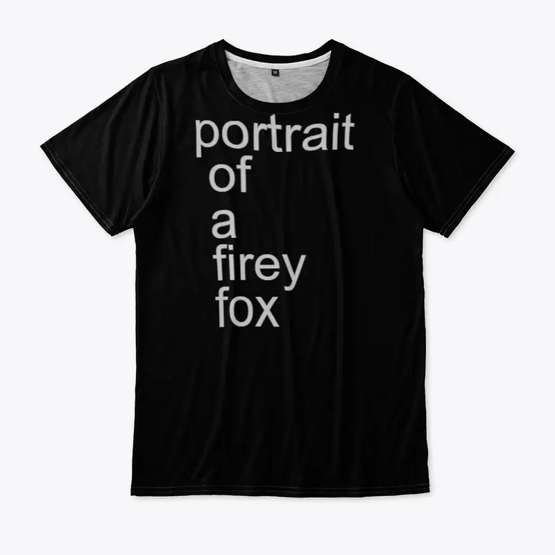 portrait of a firey fox