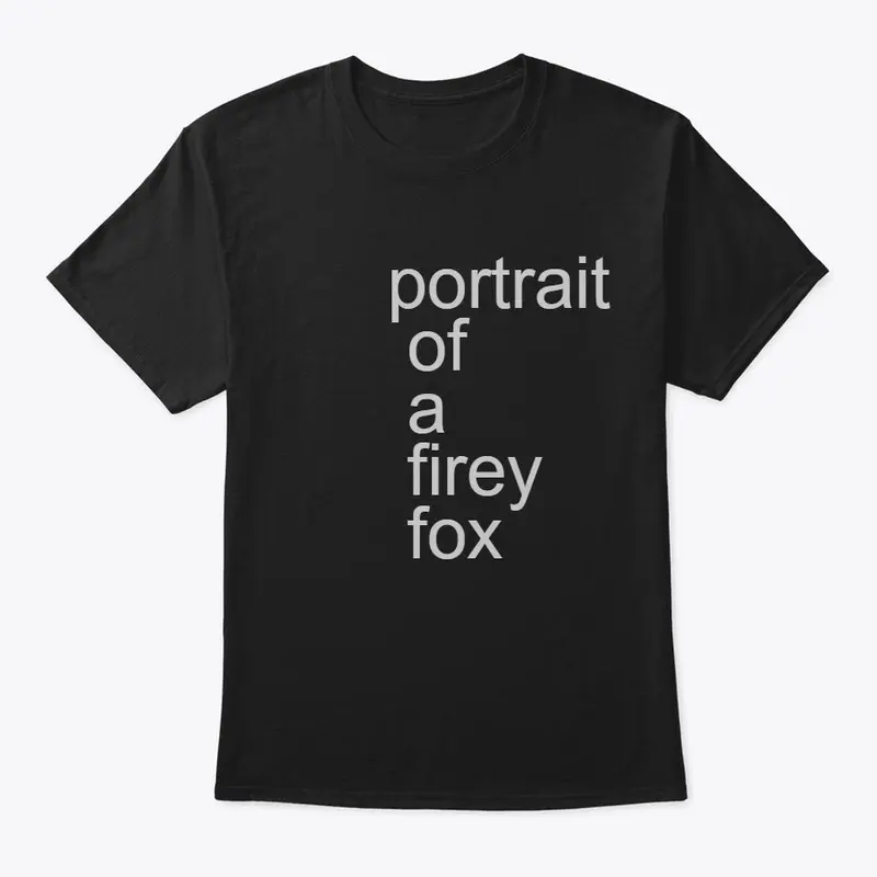 portrait of a firey fox