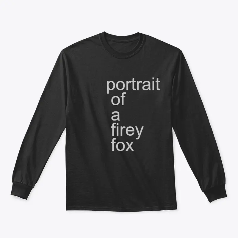 portrait of a firey fox