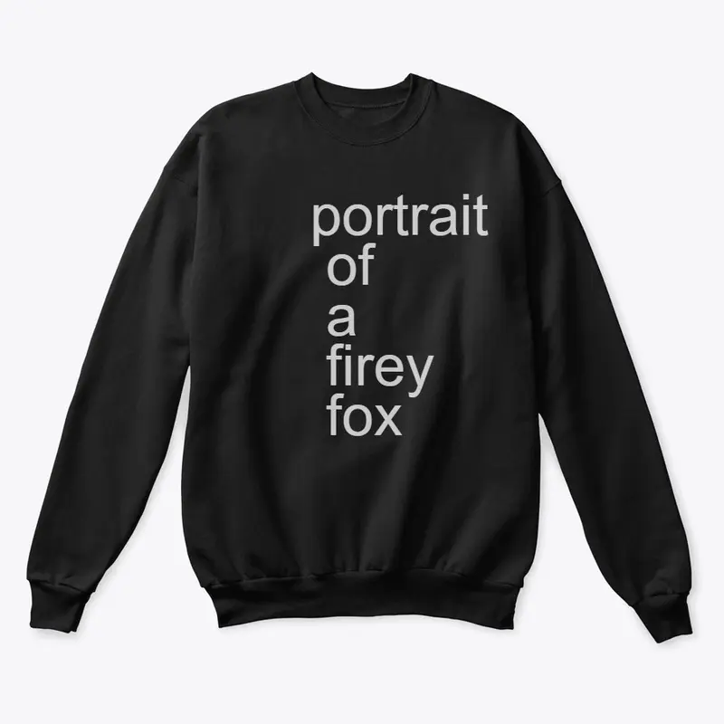 portrait of a firey fox