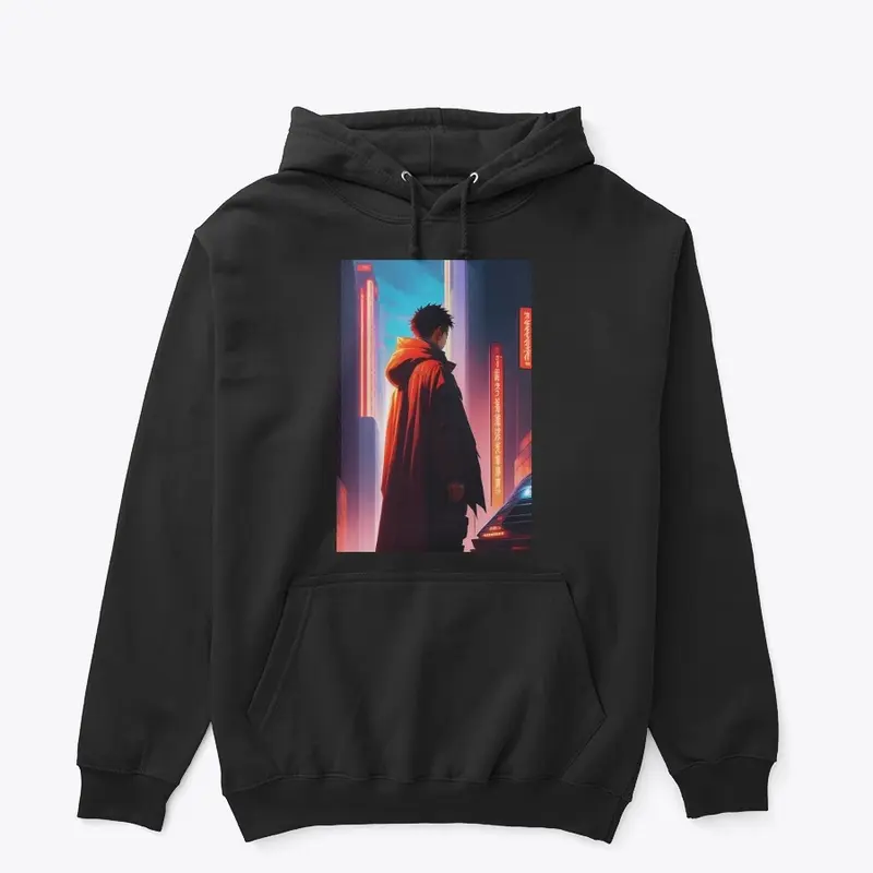 tetsuo observing the ruins t- shirt